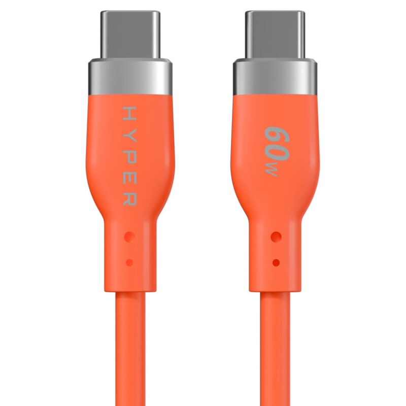 Targus HyperJuice Flex cable USB USB 2.0 1,5 m USB C 0,48 Gbit/s 60 W Naranja