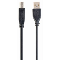 Gembird CCP-USB2-AMBM-10 cable USB 3,04 m USB A USB B Negro
