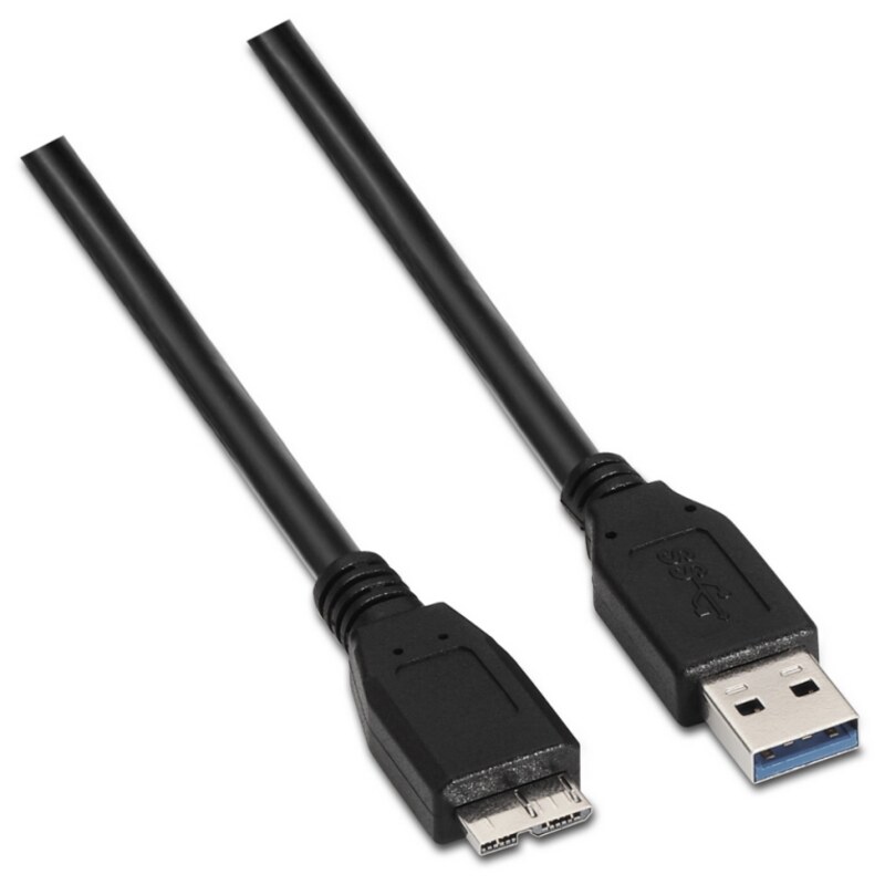 AISENS A105-0043 cable USB USB 3.2 Gen 1 (3.1 Gen 1) 1 m USB A Micro-USB B Negro