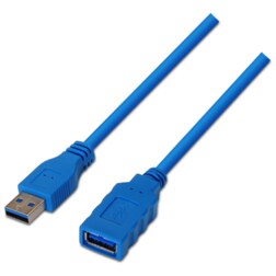 AISENS A105-0045 cable USB USB 3.2 Gen 1 (3.1 Gen 1) 1 m USB A 5 Gbit/s Azul