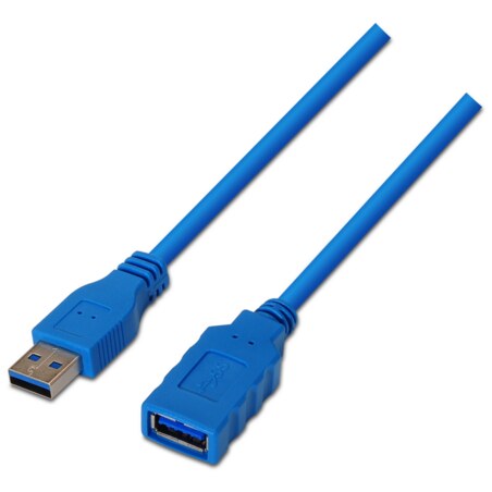 AISENS A105-0046 cable USB USB 3.2 Gen 1 (3.1 Gen 1) 2 m USB A Azul