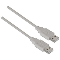 AISENS A101-0021 cable USB USB 2.0 1 m USB A Beige