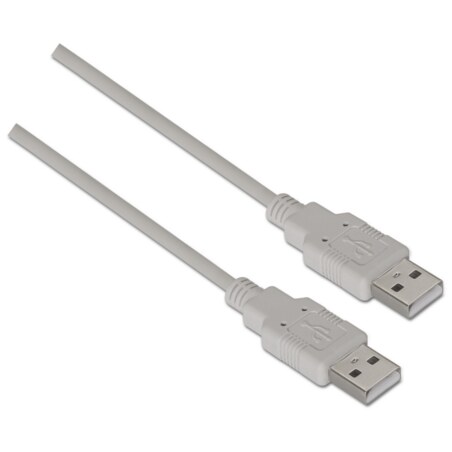 AISENS A101-0021 cable USB USB 2.0 1 m USB A Beige
