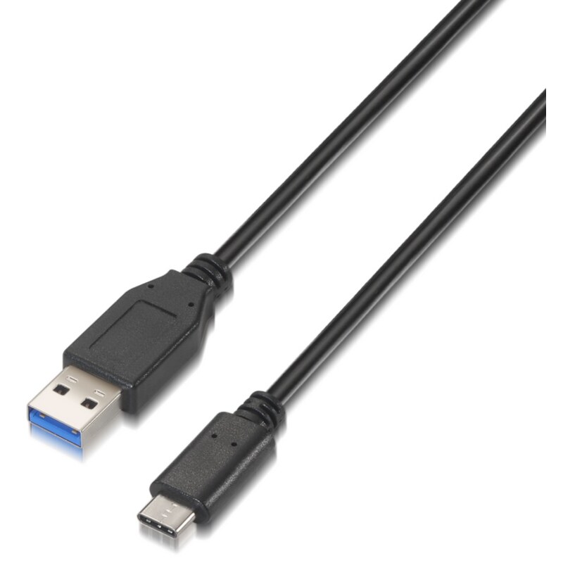 AISENS A107-0060 cable USB USB 3.2 Gen 2 (3.1 Gen 2) 1 m USB A USB C Negro