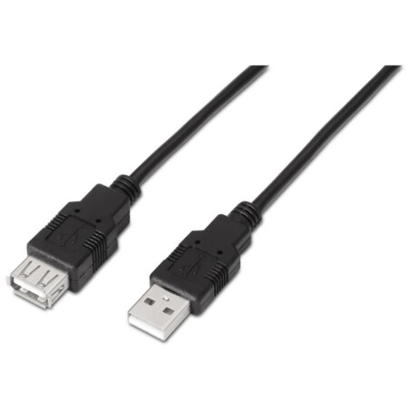 AISENS A101-0015 cable USB USB 2.0 1 m USB A Negro