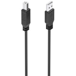 AISENS Cable USB 2.0 con Amplificador, Tipo A/M-B/M, Negro, 10m