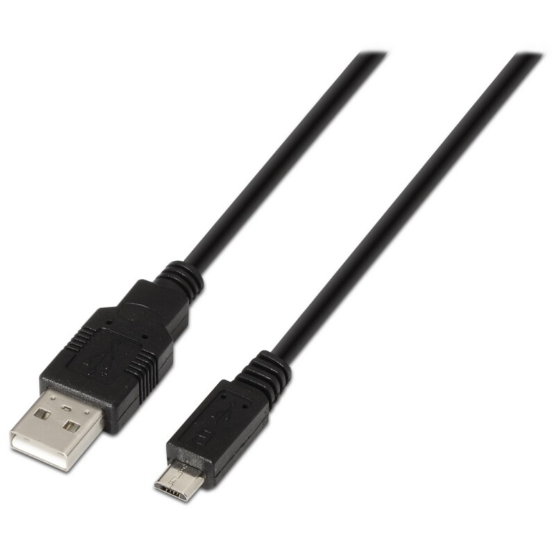 AISENS A101-0028 cable USB USB 2.0 1,8 m USB A Micro-USB B Negro