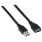 AISENS A105-0042 cable USB USB 3.2 Gen 1 (3.1 Gen 1) 2 m USB A 5 Gbit/s Negro