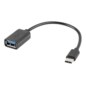 Lanberg AD-OTG-UC-01 cable USB USB 2.0 0,15 m USB A USB C Negro