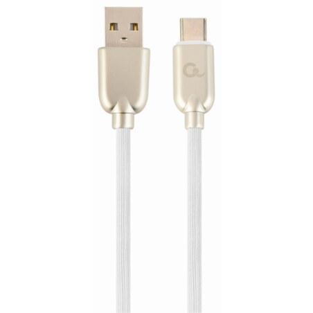 Cablexpert CC-USB2R-AMCM-2M-W cable USB USB 2.0 USB A USB C Blanco