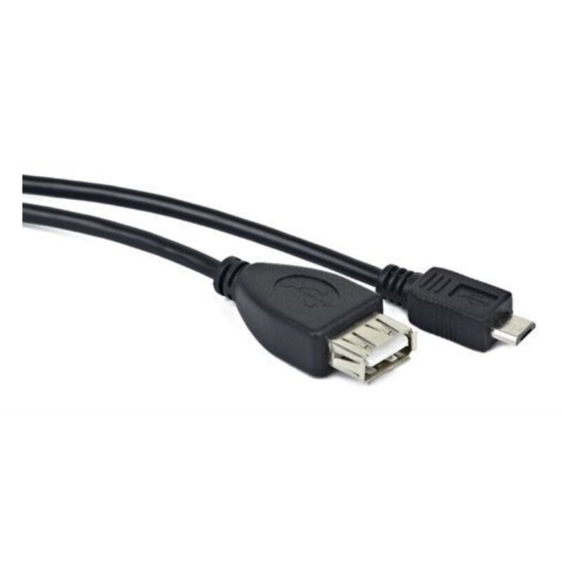 Lanberg OEM-0006 cable USB USB 2.0 0,15 m USB A Micro-USB B Negro