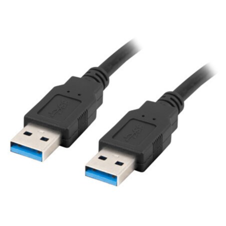 Lanberg CA-USBA-30CU-0010-BK cable USB USB 3.2 Gen 1 (3.1 Gen 1) 1 m Negro