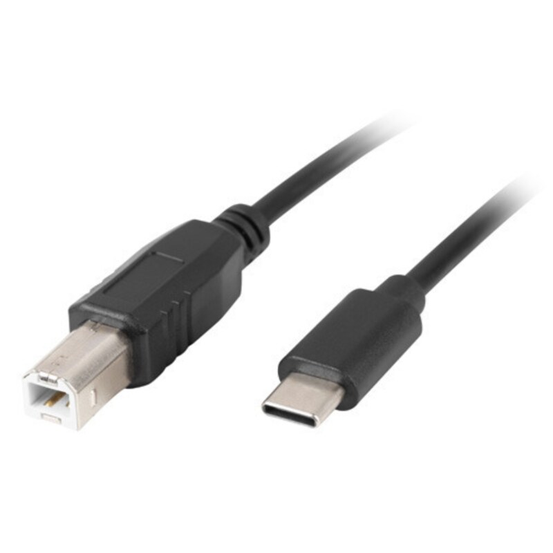 Lanberg CA-USBA-13CC-0030-BK cable USB USB 2.0 3 m USB B USB C Negro