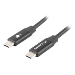 Lanberg CA-CMCM-40CU-0010-BK cable USB USB 2.0 1 m USB C Negro