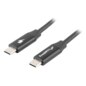 Lanberg CA-CMCM-40CU-0010-BK cable USB USB 2.0 1 m USB C Negro