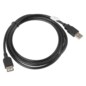 Lanberg CA-USBE-10CC-0018-BK cable USB USB 2.0 1,8 m USB A 0,48 Gbit/s Negro