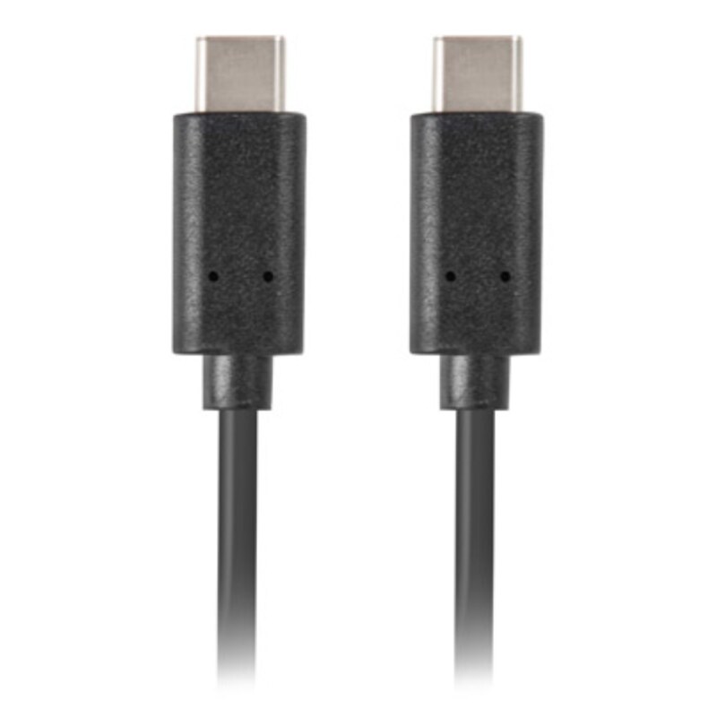 Lanberg CA-CMCM-10CU-0005-BK cable USB USB 2.0 0,5 m USB C Negro