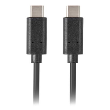 Lanberg CA-CMCM-10CU-0005-BK cable USB USB 2.0 0,5 m USB C Negro