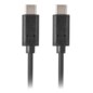 Lanberg CA-CMCM-10CU-0005-BK cable USB USB 2.0 0,5 m USB C Negro