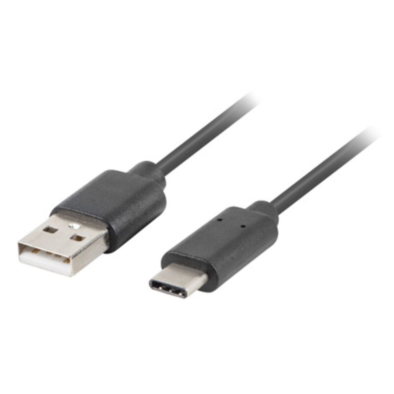 Lanberg CA-USBO-10CU-0005-BK cable USB USB 2.0 0,5 m USB A USB C Negro