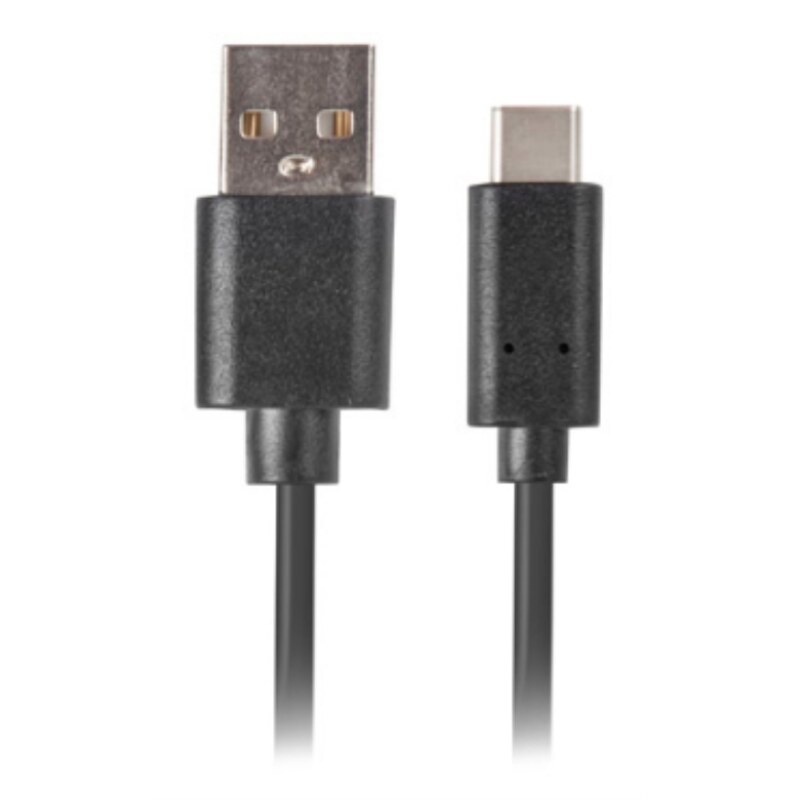 Lanberg CA-USBO-20CU-0005-BK cable USB USB 2.0 0,5 m USB C USB A Negro