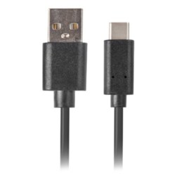 Lanberg CA-USBO-20CU-0018-BK cable USB USB 2.0 1,8 m USB A USB C Negro