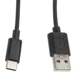 Lanberg CA-USBO-10CC-0010-BK cable USB USB 2.0 1 m USB A USB C Negro