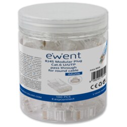 Ewent IM1206 conector RJ-45 Transparente