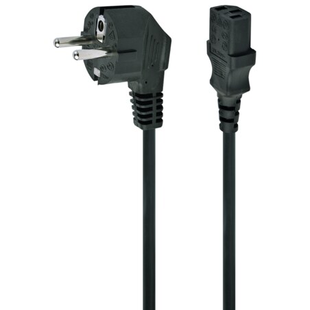 Gembird PC-186-VDE-10M cable de transmisión Negro CEE7/4 C14 acoplador