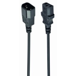 Gembird PC-189-075-1.8M cable de transmisión Negro 1,8 m C13 acoplador C14 acoplador