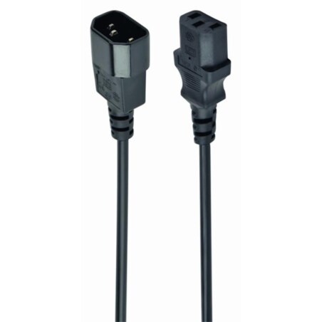 Gembird PC-189-075-1.8M cable de transmisión Negro 1,8 m C13 acoplador C14 acoplador