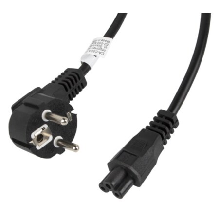Lanberg CA-C5CA-11CC-003-BK cable de transmisión Negro 3 m C5 acoplador CEE7/7