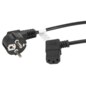 Lanberg CA-C13C-12CC-0018-BK cable de transmisión Negro 2 m C13 acoplador CEE7/7