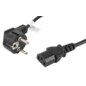 Lanberg CA-C13C-11CC-0018-BK cable de transmisión Negro 1,8 m C13 acoplador CEE7/7