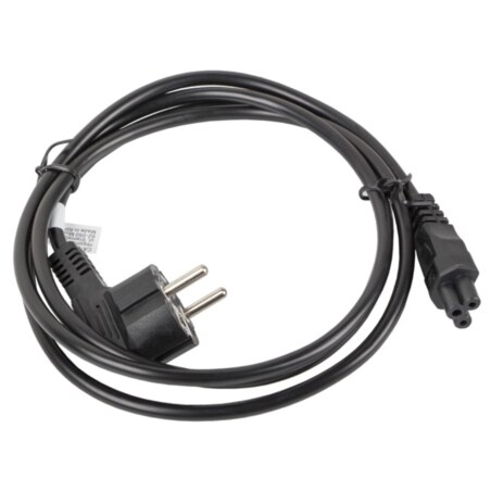 Lanberg CA-C5CA-11CC-0018-BK cable de transmisión Negro 1,8 m CEE7/7 C5 acoplador