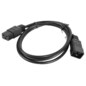 Lanberg CA-C19E-10CC-0018-BK cable de transmisión Negro 1,8 m C19 acoplador C20 acoplador