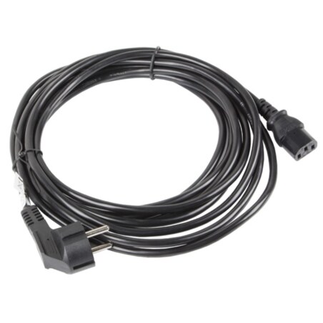 Lanberg CA-C13C-11CC-0100-BK cable de transmisión Negro 10 m C13 acoplador CEE7/7