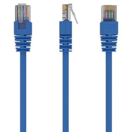 Gembird PP12-0.5M/B cable de red Azul 0,5 m Cat5e