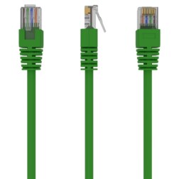 Gembird PP12-1M/G cable de red Verde Cat5e