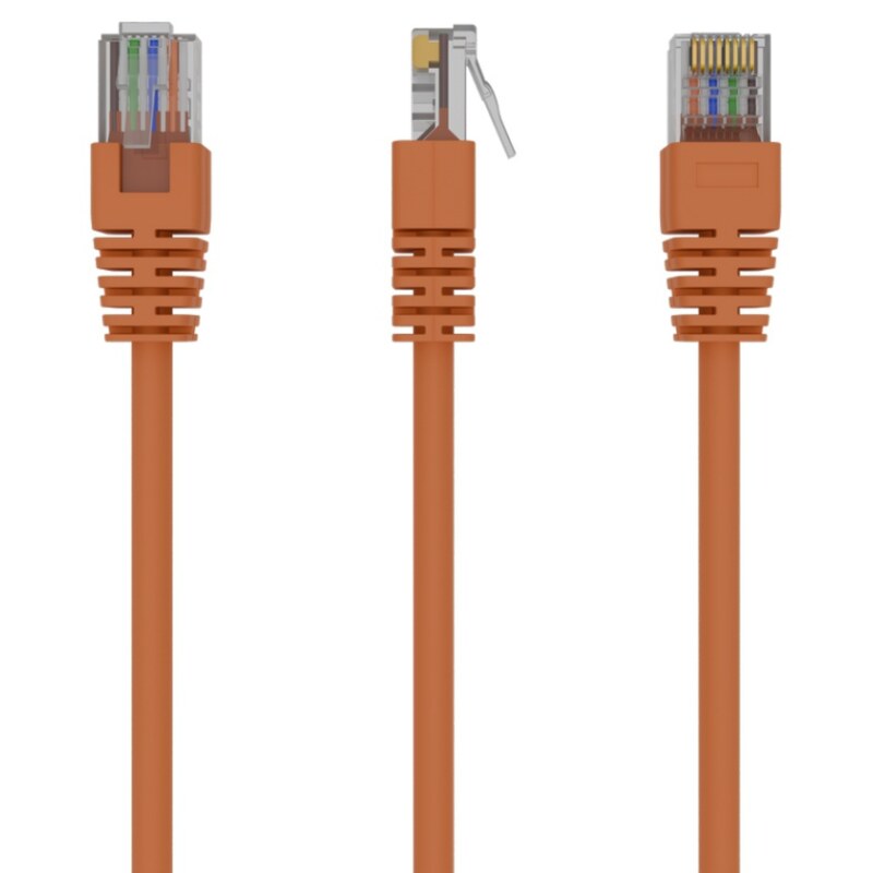 Gembird Patch Cord Cat.5e UTP 0.25m cable de red Naranja 0,25 m Cat5e U/UTP (UTP)