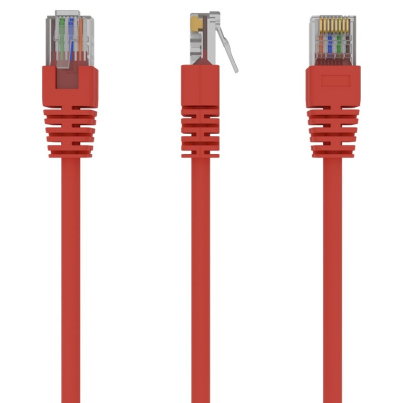 Gembird PP12-0.5M/R cable de red 0,5 m