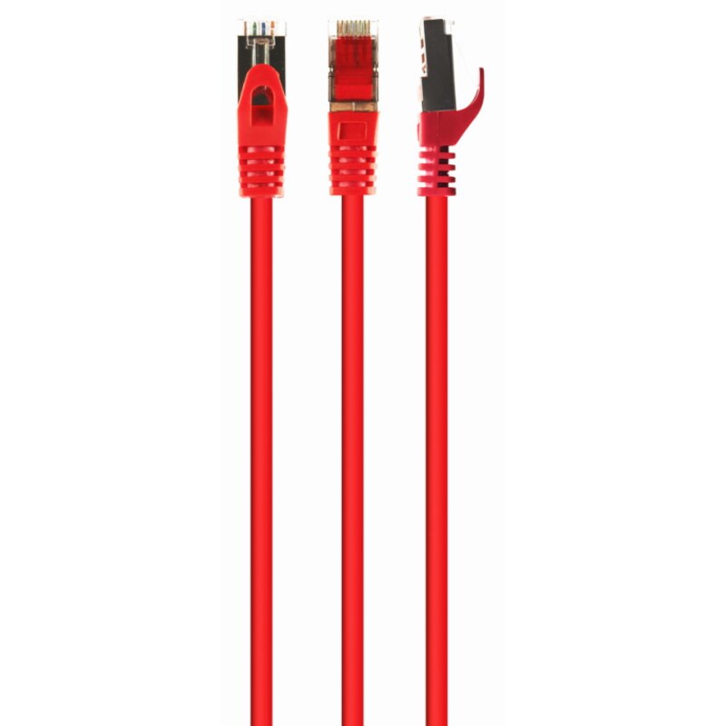Gembird PP6A-LSZHCU-R-0.5M cable de red Rojo 0,5 m Cat6a S/FTP (S-STP)