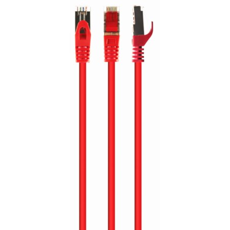 Gembird PP6A-LSZHCU-R-0.5M cable de red Rojo 0,5 m Cat6a S/FTP (S-STP)