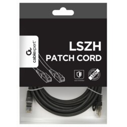 Gembird PP6A-LSZHCU-BK-5M cable de red Negro Cat6a S/FTP (S-STP)