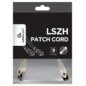 Gembird PP6A-LSZHCU-W-0.25M cable de red Blanco 0,25 m Cat6a S/FTP (S-STP)