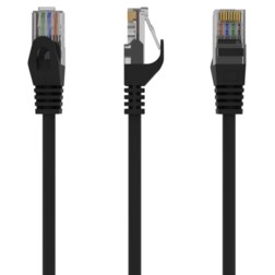 Gembird PP6U-1M cable de red Negro Cat6 U/UTP (UTP)