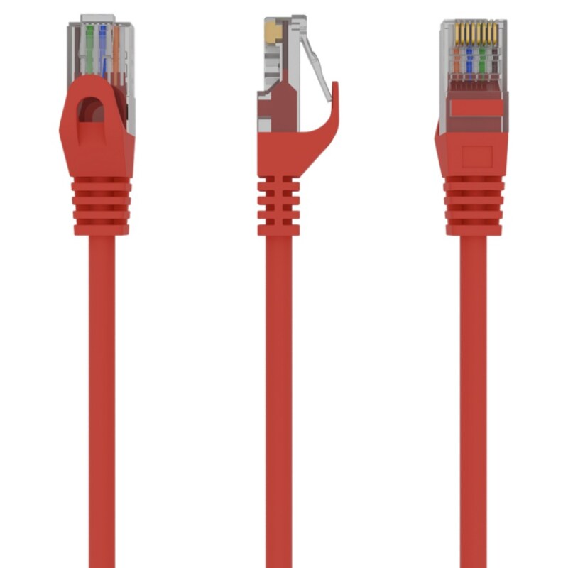 Gembird PP6U-2M cable de red Rojo Cat6 U/UTP (UTP)