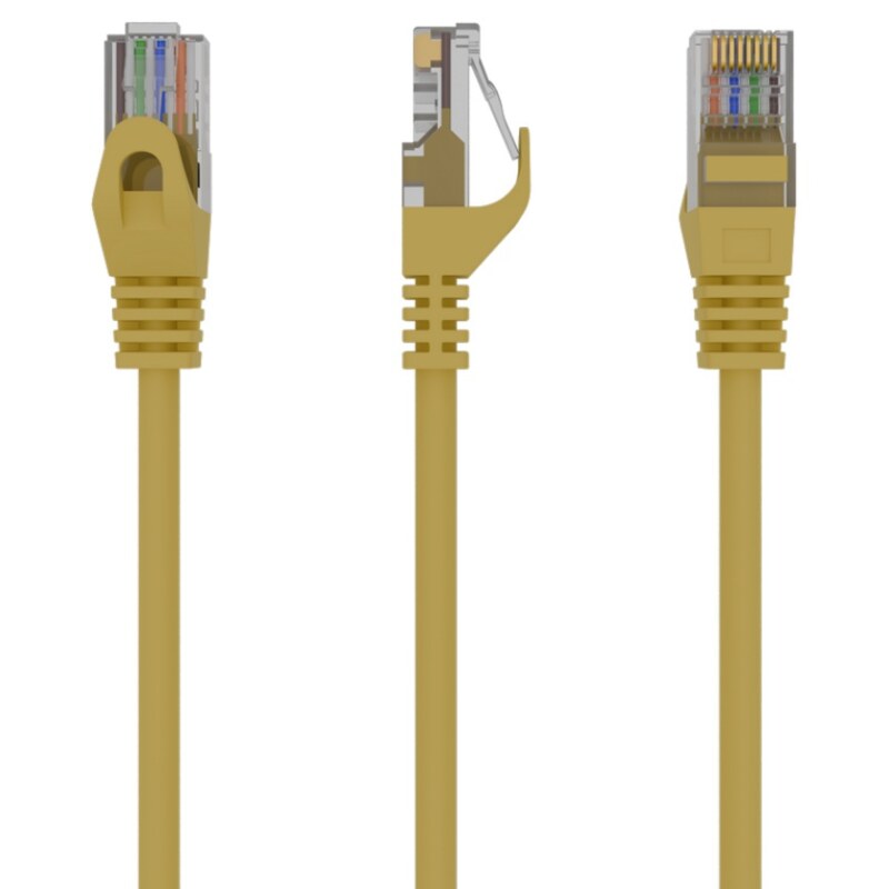 Gembird PP6U-2M cable de red Amarillo Cat6 U/UTP (UTP)