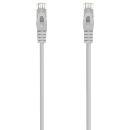 AISENS Cable de Red Latiguillo RJ45 LSZH Cat.6A 500 Mhz UTP AWG24, Gris, 1.5M
