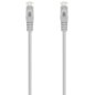 AISENS Cable de Red Latiguillo RJ45 LSZH Cat.6A 500 Mhz UTP AWG24, Gris, 1.5M